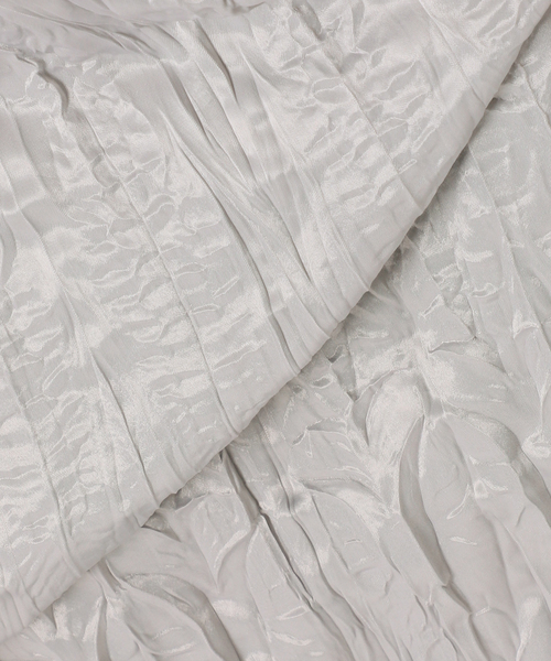 Noble（ノーブル）の「サテンワッシャースカート（スカート・レディース・ライトグレー/サックスブルー・36/38）」の19枚目の写真