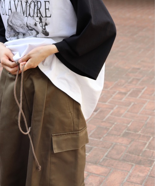 BLAYMORE(ブレイモア)の「String Cord Cargo Pants(その他パンツ・レディース・カーキ・1)」の8枚目の写真
