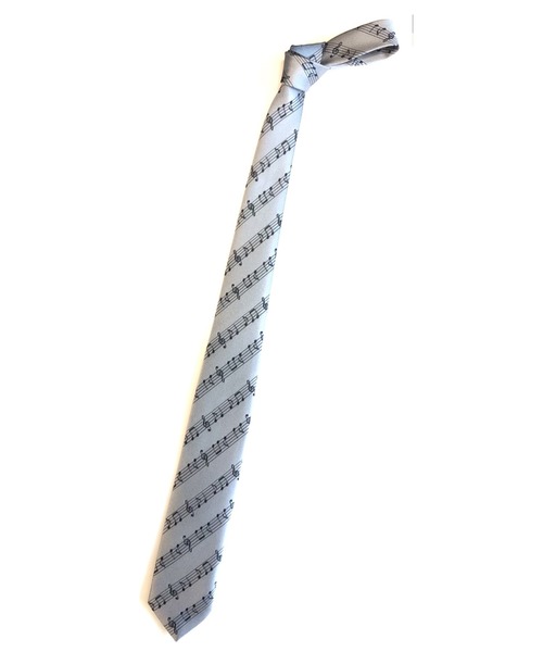 Sakka（サッカ）の「ネクタイ　総柄　音符　日本製（ネクタイ・メンズ・ライトグレー/ブラック/ネイビー/レッド/ブラック系その他・FREE）」の8枚目の写真
