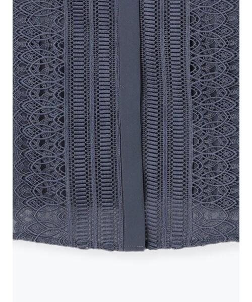 Te chichi(テチチ)の「金釦フロントレースブラウス(シャツ/ブラウス・レディース・チャコールグレー/オフホワイト/ベージュ・F)」の21枚目の写真