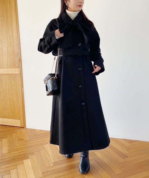 【NICE CLAUP】マルチミドルコート ブラック NICE CLAUP】マルチミドルコート ブラック one after another