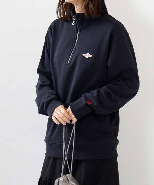 セール】BALL OE裏毛 ワッペンロゴハーフジップトレーナー（スウェット