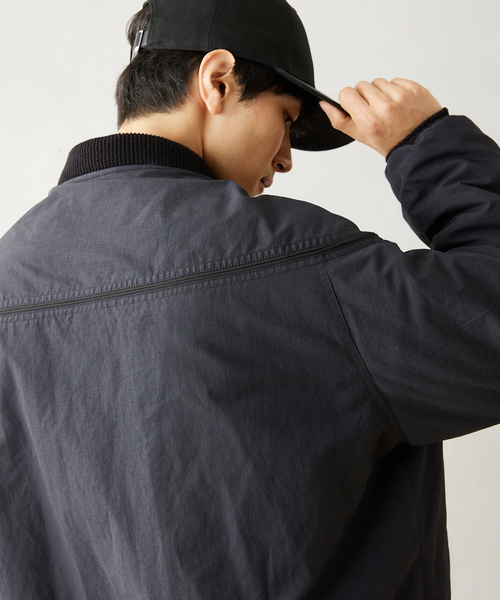 TOWNCRAFT（タウンクラフト）の「【TOWNCRAFT / タウンクラフト】別注 オーバーサイズ ダービージャケット（ブルゾン・メンズ・ブラック/ベージュ・MEDIUM/LARGE）」の16枚目の写真