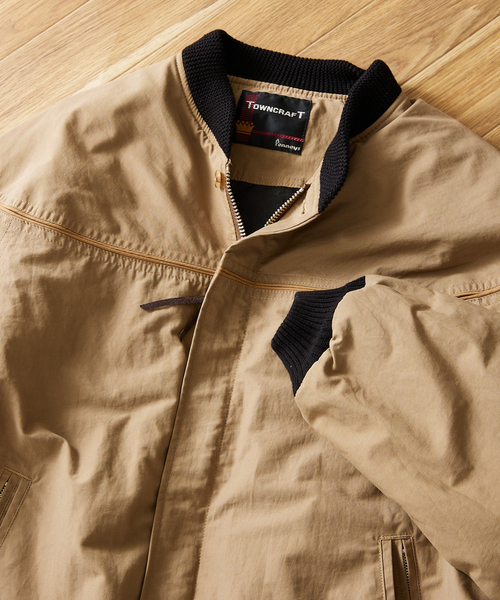TOWNCRAFT（タウンクラフト）の「【TOWNCRAFT / タウンクラフト】別注 オーバーサイズ ダービージャケット（ブルゾン・メンズ・ブラック/ベージュ・MEDIUM/LARGE）」の17枚目の写真
