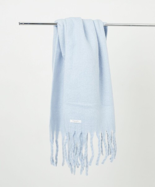 FREAK'S STORE(フリークスストア)の「限定展開 カラー ボリューム マフラー(マフラー・レディース・ブラック/オフホワイト/サックスブルー/ベージュ/グリーン・ONE SIZE)」の5枚目の写真