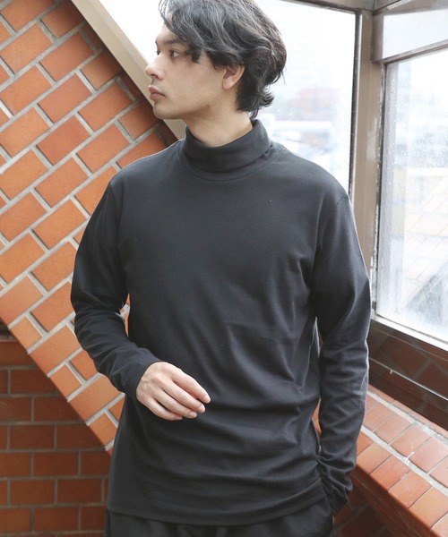 8(eight)(エイト)の「スムースタートルロンT(Tシャツ/カットソー・メンズ・ホワイト/グレー系その他/ネイビー/グリーン/ブラック/杢グレー・X-LARGE/MEDIUM/LARGE)」の4枚目の写真