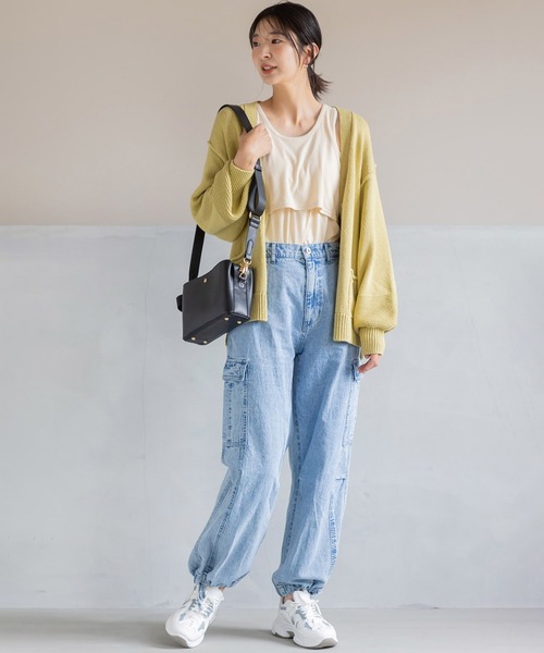 フェリシモMama(フェリシモママ)の「Moredde 見せインナーなのに授乳ができる 胸チラしにくいカップ付きテレコリブタンクトップ(マタニティウェア/グッズ・レディース・ホワイト/ブラック・MEDIUM/LARGE/X-LARGE)」の5枚目の写真