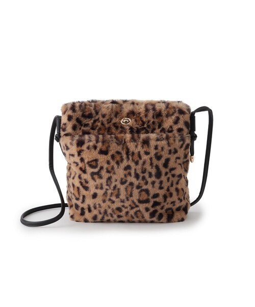 SHOO・LA・RUE(シューラルー)の「◆シーズンムード高まる フェイクファー ショルダーバッグ(ショルダーバッグ・レディース・ベージュ系2/ブラウン系1/アイボリー系2/ブラック系2/グレー系2・00)」の3枚目の写真