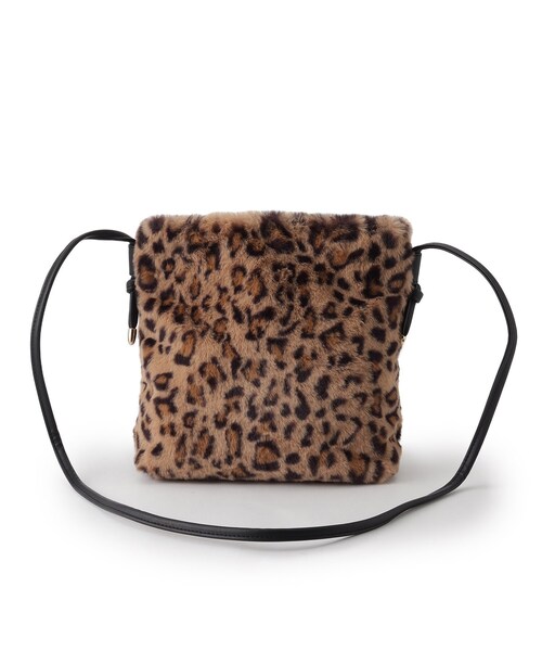 SHOO・LA・RUE(シューラルー)の「◆シーズンムード高まる フェイクファー ショルダーバッグ(ショルダーバッグ・レディース・ベージュ系2/ブラウン系1/アイボリー系2/ブラック系2/グレー系2・00)」の14枚目の写真