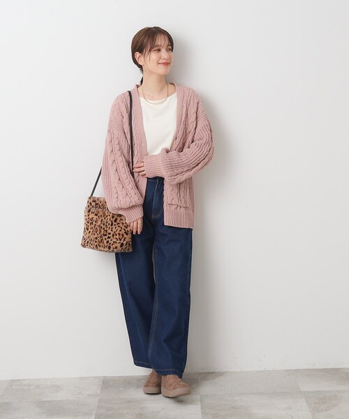 SHOO・LA・RUE(シューラルー)の「◆シーズンムード高まる フェイクファー ショルダーバッグ(ショルダーバッグ・レディース・ベージュ系2/ブラウン系1/アイボリー系2/ブラック系2/グレー系2・00)」の10枚目の写真