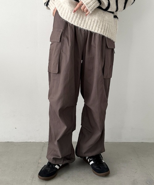 MYMOOD.(マイムード)の「ルーズカーゴパンツ(カーゴパンツ・レディース・カーキ/グレー/ブラック・S/M/L)」の12枚目の写真