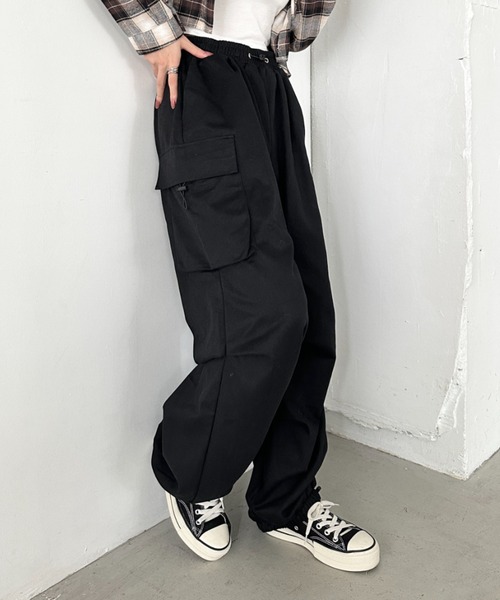 セール】ルーズカーゴパンツ（カーゴパンツ）｜MYMOOD.（マイムード