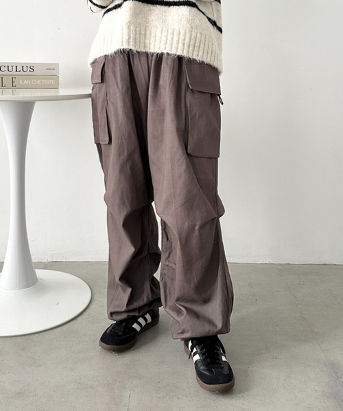 セール】ルーズカーゴパンツ（カーゴパンツ）｜MYMOOD.（マイムード