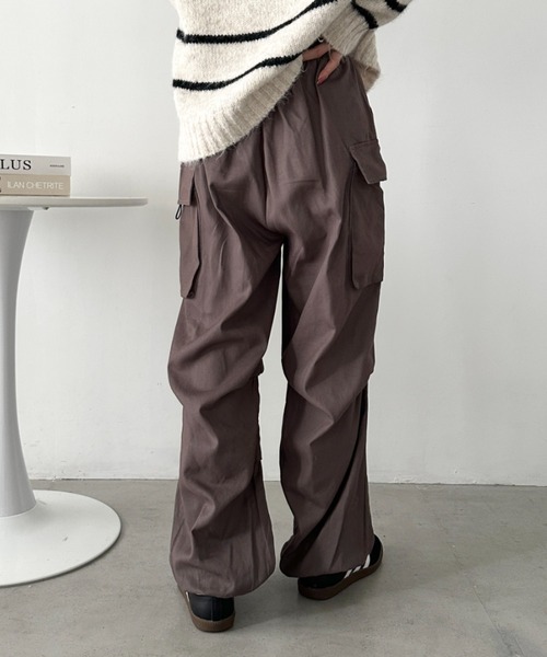 MYMOOD.(マイムード)の「ルーズカーゴパンツ(カーゴパンツ・レディース・カーキ/グレー/ブラック・S/M/L)」の15枚目の写真