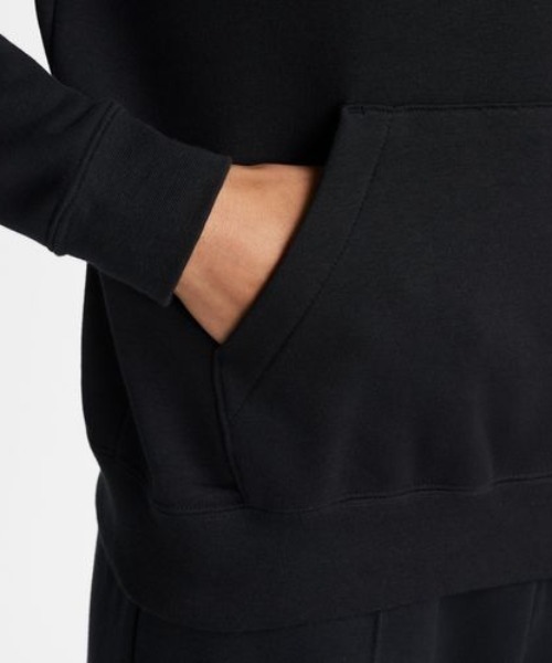 NIKE（ナイキ）の「NIKE/ナイキ スウェット ZIP/HNSW CLUB FLC STD QZ DQ5839-010（スウェット・レディース・ブラック・M/L）」の5枚目の写真