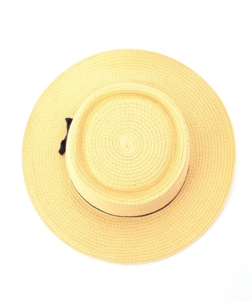 grove(グローブ)の「ペーパーカンカンハット(ハット・レディース・ブルー/ベージュ/ホワイト・00)」の9枚目の写真