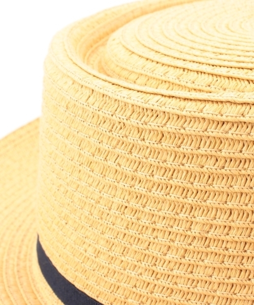 grove(グローブ)の「ペーパーカンカンハット(ハット・レディース・ブルー/ベージュ/ホワイト・00)」の5枚目の写真