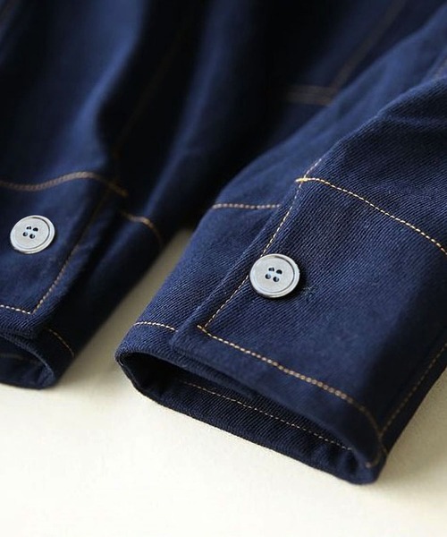 BLANC FICELLE(ブランフィセル)の「デザイン Gジャン(デニムジャケット・レディース・インディゴブルー・M/L/XL/S)」の9枚目の写真