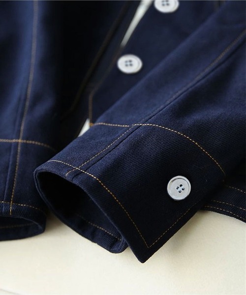 BLANC FICELLE(ブランフィセル)の「デザイン Gジャン(デニムジャケット・レディース・インディゴブルー・M/L/XL/S)」の11枚目の写真