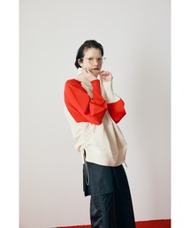 HeRIN.CYE（ヘリンドットサイ）の「Slit neck boyfriend tops