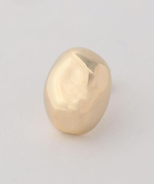 BEAUTY&YOUTH UNITED ARROWS（ビューティーアンドユースユナイテッドアローズ）の「オーバル ピアス（ピアス（両耳用）・レディース・ゴールド/シルバー・FREE）」の3枚目の写真