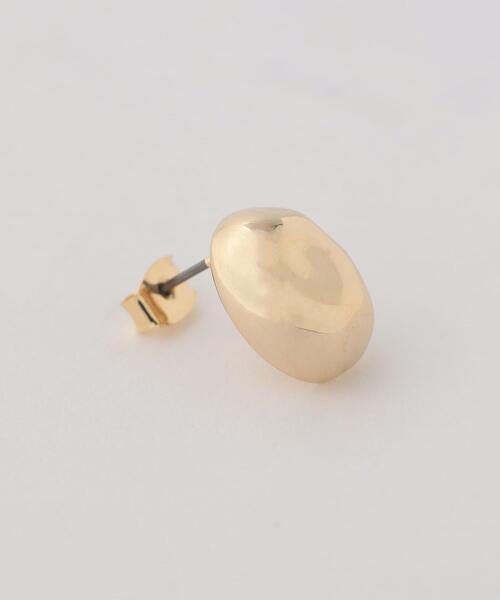 BEAUTY&YOUTH UNITED ARROWS（ビューティーアンドユースユナイテッドアローズ）の「オーバル ピアス（ピアス（両耳用）・レディース・ゴールド/シルバー・FREE）」の4枚目の写真