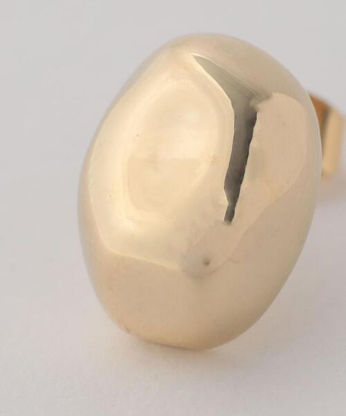 BEAUTY&YOUTH UNITED ARROWS（ビューティーアンドユースユナイテッドアローズ）の「オーバル ピアス（ピアス（両耳用）・レディース・ゴールド/シルバー・FREE）」の6枚目の写真