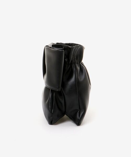 le.coeur blanc（ルクールブラン）の「リボンショルダーバッグ（ショルダーバッグ・レディース・ブラック・FREE）」の14枚目の写真