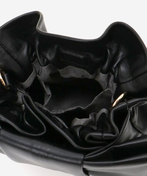 le.coeur blanc（ルクールブラン）の「リボンショルダーバッグ（ショルダーバッグ・レディース・ブラック・FREE）」の18枚目の写真