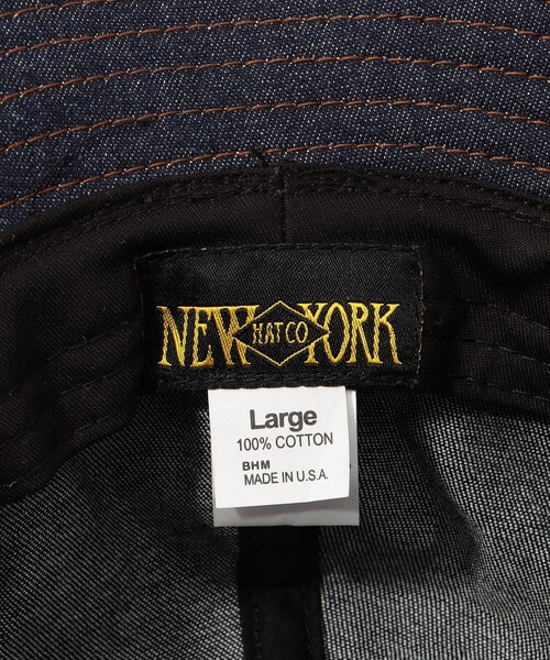 NEW YORK HAT（ニューヨークハット）の「NY HAT DENIM TENNIS（ハット・メンズ・ネイビー・L）」の3枚目の写真