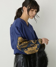 Ezick | Gobelin sleeve モードプルオーバー(その他トップス)