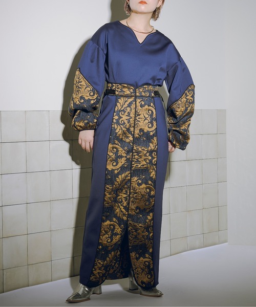 Ezick（エジック）の「Gobelin sleeve モードプルオーバー（その他トップス・レディース・ブラック/ブルー・FREE）」の19枚目の写真