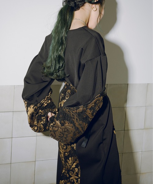 Ezick（エジック）の「Gobelin sleeve モードプルオーバー（その他トップス・レディース・ブラック/ブルー・FREE）」の11枚目の写真