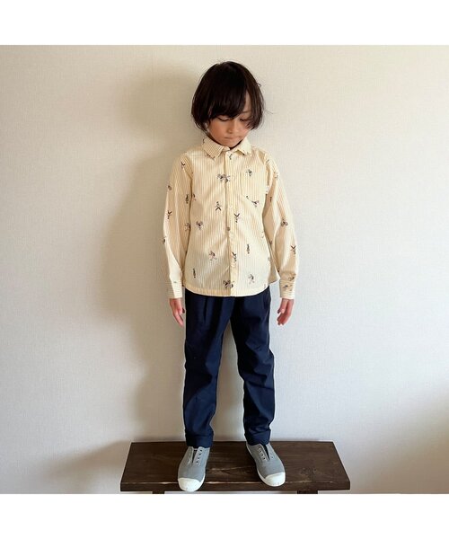 BREEZE（ブリーズ）の「【セットアップ可】フォーマルパンツ（スーツパンツ・キッズ・ネイビー/ベージュ・100/90/130/110/120）」の7枚目の写真