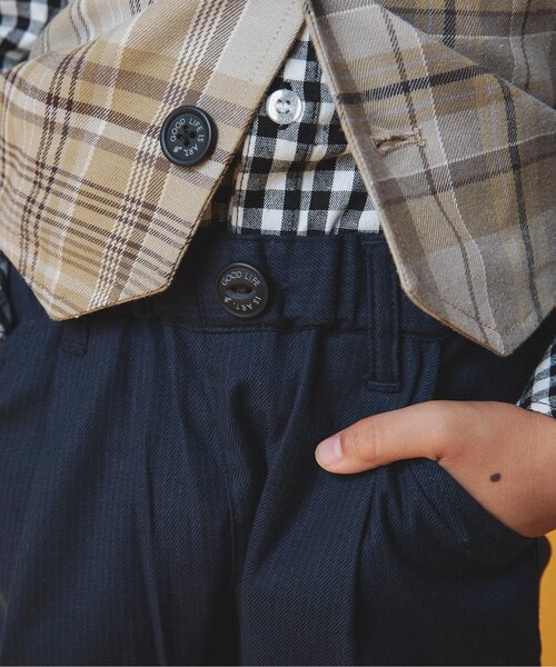 BREEZE（ブリーズ）の「【セットアップ可】フォーマルパンツ（スーツパンツ・キッズ・ネイビー/ベージュ・100/90/130/110/120）」の14枚目の写真