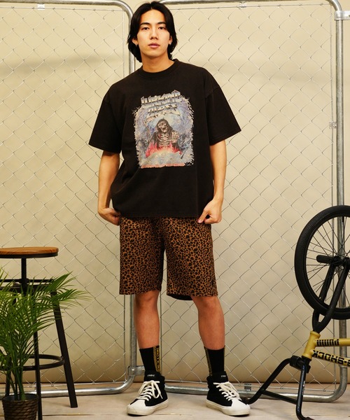 LURKING CLASS（ラーキングクラス）の「【ムラサキスポーツ限定】LURKING CLASS/ラーキングクラス フロントプリント オーバーサイズ半袖Tシャツ ST24STM17/ST24STM18/ST24STM19（Tシャツ/カットソー・メンズ・ブラック/ブラック系その他2/ブラック系その他・M/L/XL）」の10枚目の写真
