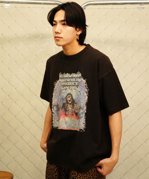 LURKING CLASS（ラーキングクラス）の「【ムラサキスポーツ限定】LURKING CLASS/ラーキングクラス フロントプリント オーバーサイズ半袖Tシャツ ST24STM17/ST24STM18/ST24STM19（Tシャツ/カットソー・メンズ・ブラック/ブラック系その他2/ブラック系その他・M/L/XL）」の5枚目の写真