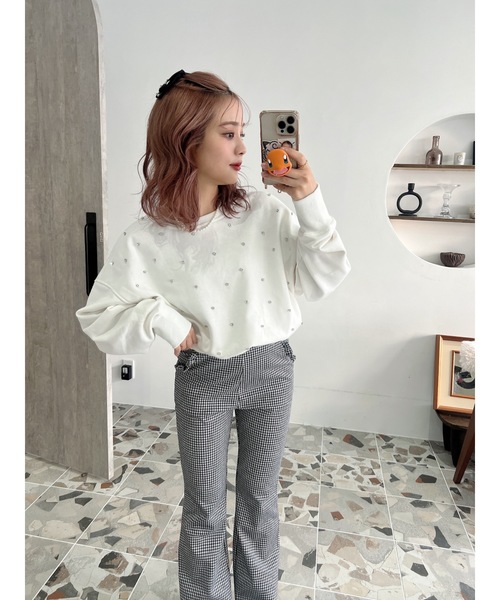 theVirgins bijou sweat White ビジュースウェット 0430643024970