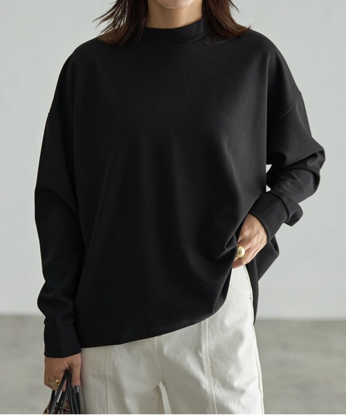 each（イーチ）の「【アンサンブルセット】Vネックベスト＋プチハイネックプルオーバー（アンサンブル・レディース・ブラック/グレー/ベージュ・FREE）」の18枚目の写真