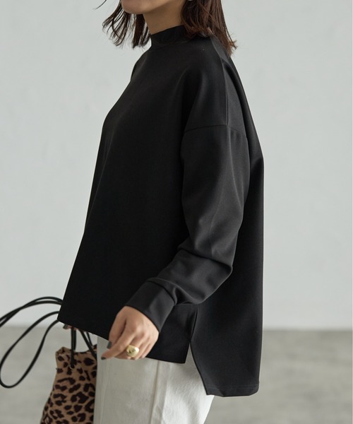 each（イーチ）の「【アンサンブルセット】Vネックベスト＋プチハイネックプルオーバー（アンサンブル・レディース・ブラック/グレー/ベージュ・FREE）」の20枚目の写真