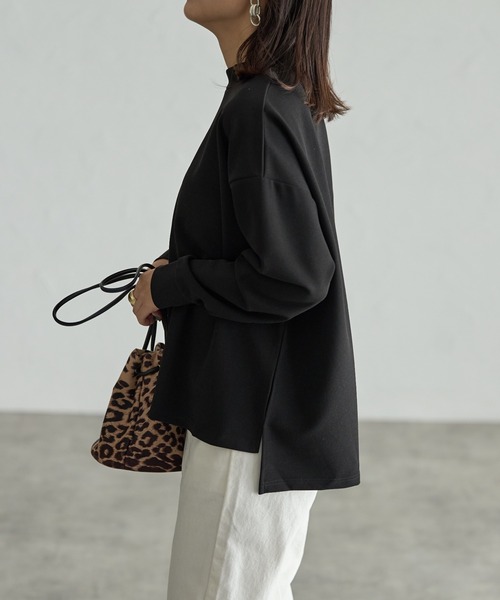 each（イーチ）の「【アンサンブルセット】Vネックベスト＋プチハイネックプルオーバー（アンサンブル・レディース・ブラック/グレー/ベージュ・FREE）」の22枚目の写真