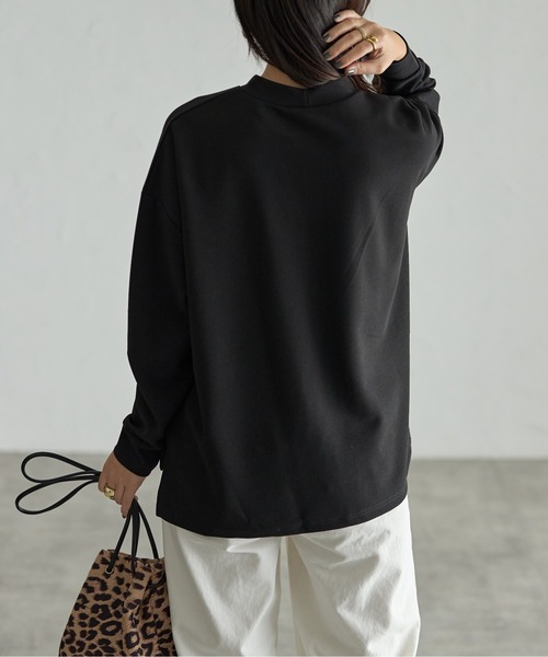 each（イーチ）の「【アンサンブルセット】Vネックベスト＋プチハイネックプルオーバー（アンサンブル・レディース・ブラック/グレー/ベージュ・FREE）」の21枚目の写真