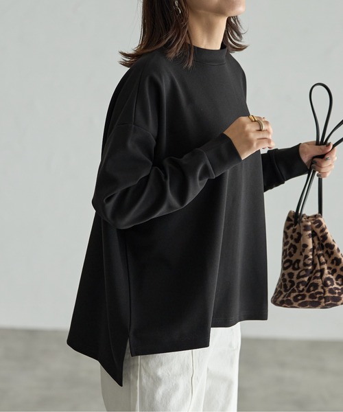 each（イーチ）の「【アンサンブルセット】Vネックベスト＋プチハイネックプルオーバー（アンサンブル・レディース・ブラック/グレー/ベージュ・FREE）」の19枚目の写真