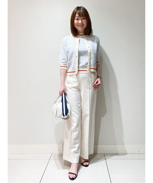 2196Z 美品 ドレステリア 24年 トリコロールアンサンブル 【雑誌掲載】 DRESSTERIOR（ドレステリア）の「◇【アンサンブル可】トリコロール