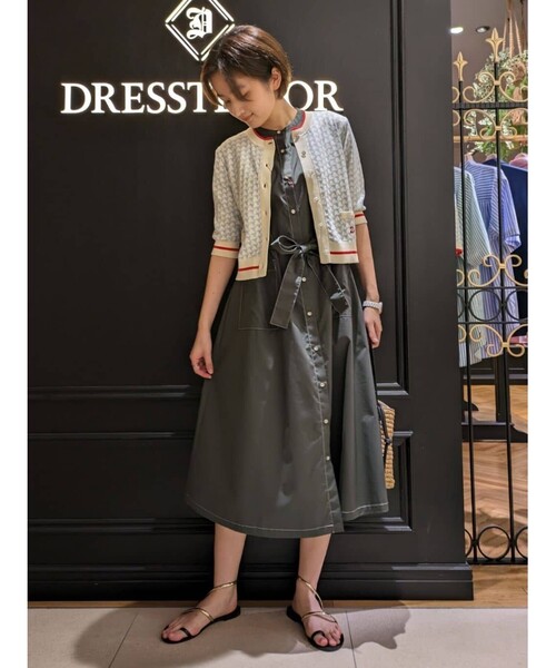 2196Z 美品 ドレステリア 24年 トリコロールアンサンブル 【雑誌掲載】 DRESSTERIOR（ドレステリア）の「◇【アンサンブル可】トリコロール
