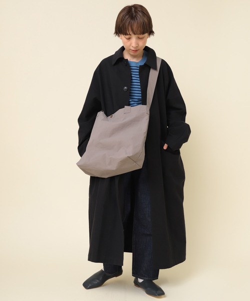 RNA-N（アールエヌエーエヌ）の「E4975 リサイクルナイロン撥水２ＷＡＹショルダー（ショルダーバッグ・レディース・グレー/ナチュラル/ブラック・FREE）」の9枚目の写真