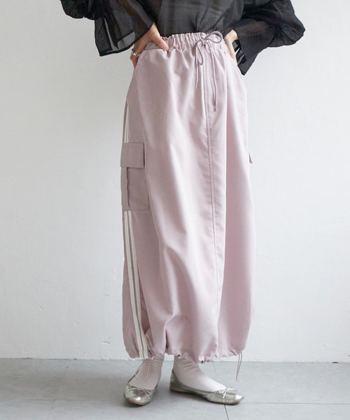 VENCEEXCHANGE（ヴァンスエクスチェンジ）の「ポプリンカーゴスカート（スカート・レディース・チャコールグレー/ブラック/グリーン/ピンク系/その他1/その他2/カーキ・FREE）」の5枚目の写真