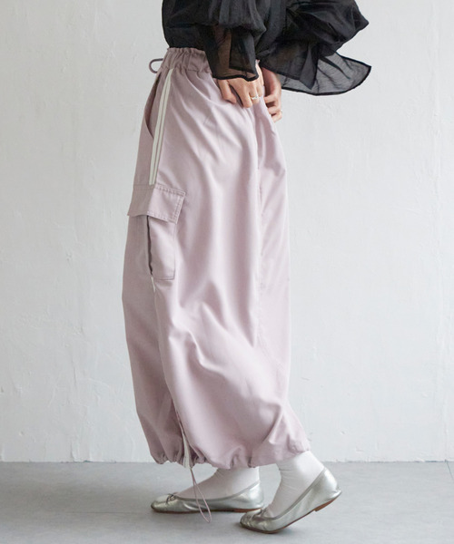 VENCEEXCHANGE（ヴァンスエクスチェンジ）の「ポプリンカーゴスカート（スカート・レディース・チャコールグレー/ブラック/グリーン/ピンク系/その他1/その他2/カーキ・FREE）」の10枚目の写真