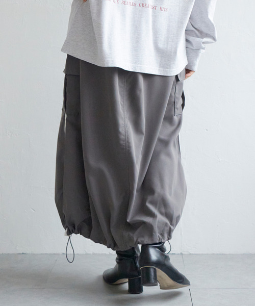 VENCEEXCHANGE（ヴァンスエクスチェンジ）の「ポプリンカーゴスカート（スカート・レディース・チャコールグレー/ブラック/グリーン/ピンク系/その他1/その他2/カーキ・FREE）」の16枚目の写真