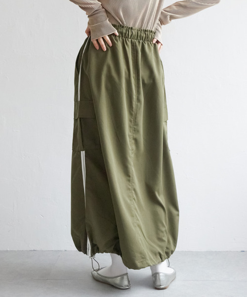 VENCEEXCHANGE（ヴァンスエクスチェンジ）の「ポプリンカーゴスカート（スカート・レディース・チャコールグレー/ブラック/グリーン/ピンク系/その他1/その他2/カーキ・FREE）」の19枚目の写真